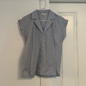 Loft Short Sleeve Button Down
